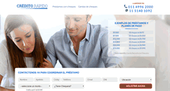Desktop Screenshot of creditorapidoweb.com